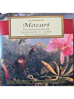 Mozart Classical CD Featuring Eine Kleine Nachtmusik Symphony No. 41 37827cd